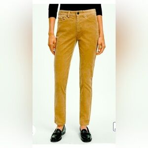 Brooks brothers stretch cotton corduroy 5 pocket pants high waisted size 2